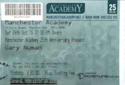 Manchester Ticket 2015